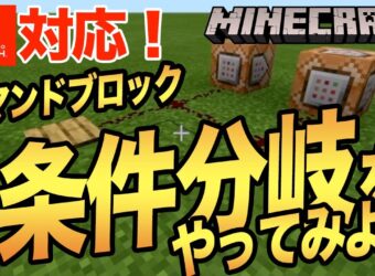 マイクラ条件分岐コマンド