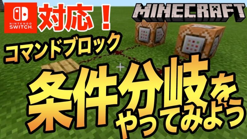 マイクラ条件分岐コマンド